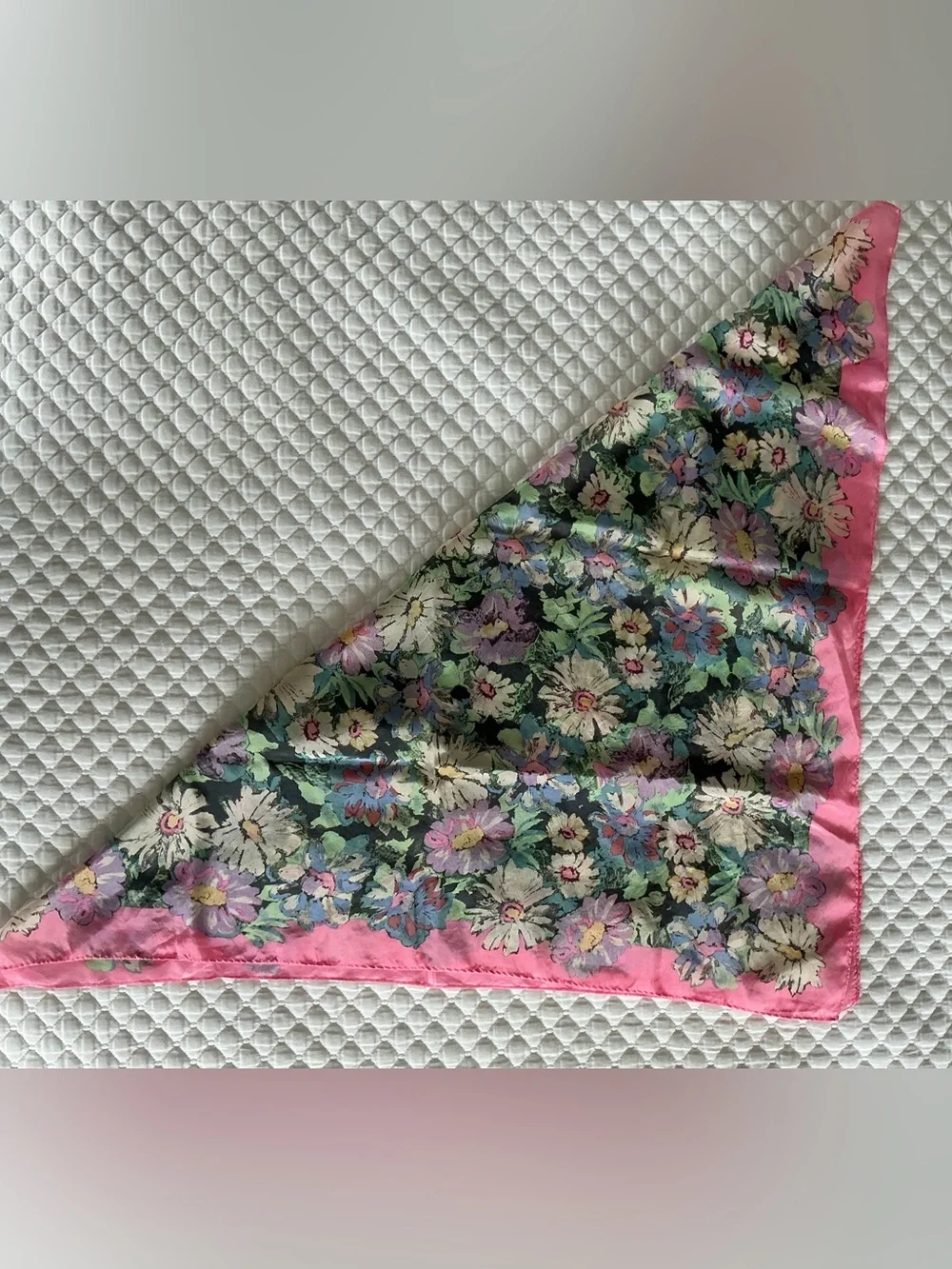 Acute Vintage Silk Floral Scarf